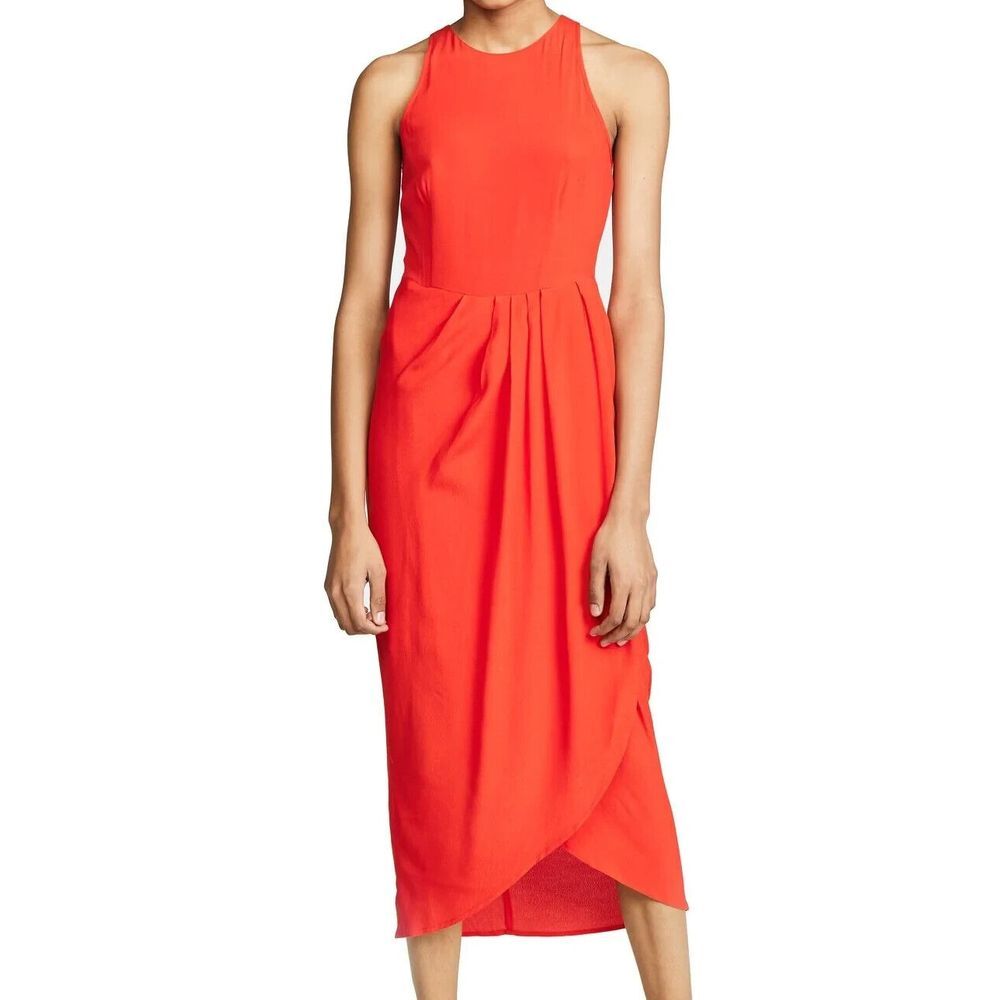 YUMI KIM WomenS So Social Dress‎ Red Midi Size Medium